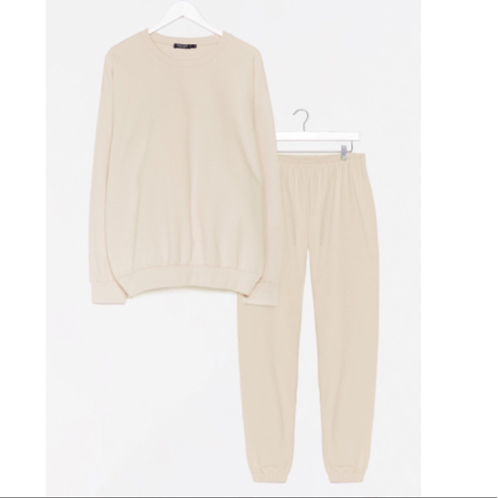 Nasty Gal Sweatpants in Sand
